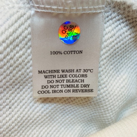 Angelic Earthling Hoodie Sweatshirt Size Large White Continental Camo Planet - Picture 15 of 16